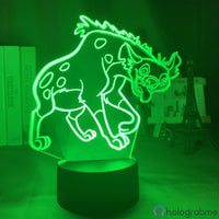 Lampe Roi Lion Hyène