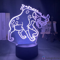 Lampe Roi Lion Hyène