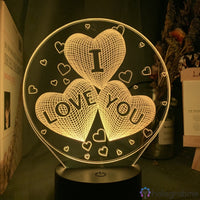 Lampe Coeur I Love You