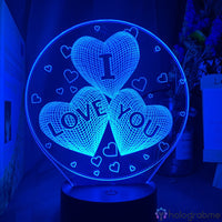 Lampe Coeur I Love You
