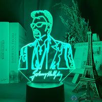 Lampe Pop Culture Johnny Hallyday Jeune
