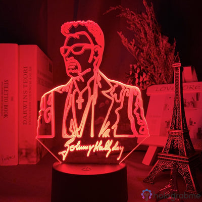 Lampe Pop Culture Johnny Hallyday Jeune