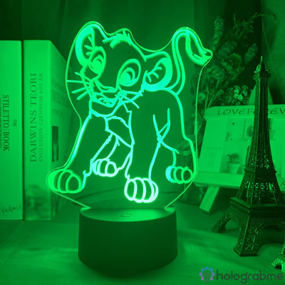Lampe bébé 3D personnalisée - Lion
