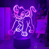 Lampe Roi Lion Simba Bébé