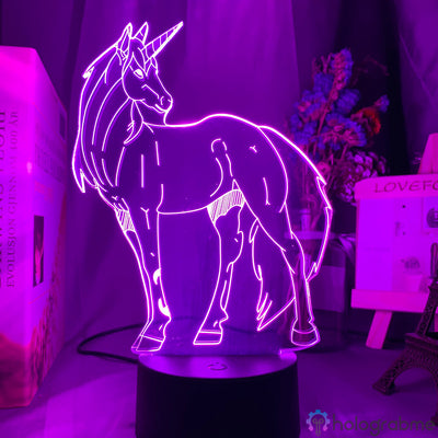 Lampe Licorne Acrylique en livraison gratuite
