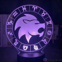 Lampe Signe Astrologique Lion