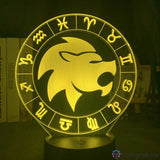 Lampe Signe Astrologique Lion