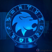 Lampe Signe Astrologique Lion
