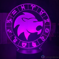 Lampe Signe Astrologique Lion