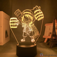 Lampe One Piece Luffy Chibi