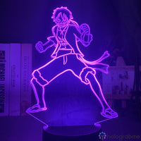 Lampe One Piece Luffy Combat