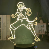 Lampe One Piece Luffy Combat