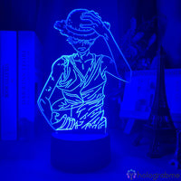 Lampe One Piece Luffy Énervé