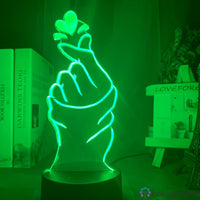 Lampe Coeur La Main et son Cœur