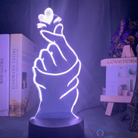 Lampe Coeur La Main et son Cœur