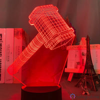Lampe Marvel Marteau de Thor