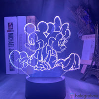 Lampe Mickey Minnie et Mickey