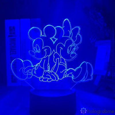 Lampe Mickey Minnie et Mickey