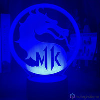 Lampe Jeu Vidéo Mortal Kombat Logo