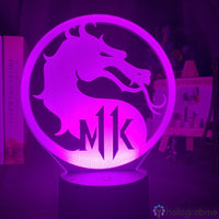 Lampe Jeu Vidéo Mortal Kombat Logo