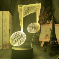Lampe Musique Note de Musique