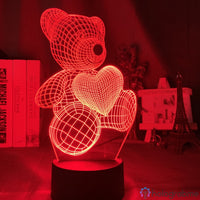Lampe Ourson Nounours Amoureux