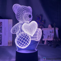 Lampe Ourson Nounours Amoureux