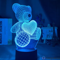 Lampe Ourson Nounours Amoureux