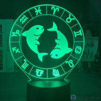 Lampe Signe Astrologique Poissons
