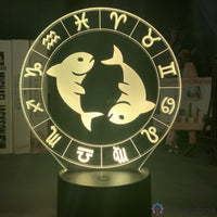 Lampe Signe Astrologique Poissons