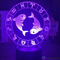 Lampe Signe Astrologique Poissons