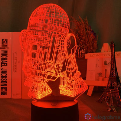 Lampe LED 3D R2D2  Star Wars – Le Génie de la Lampe 3D