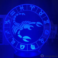 Lampe Signe Astrologique Scorpion
