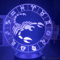Lampe Signe Astrologique Scorpion