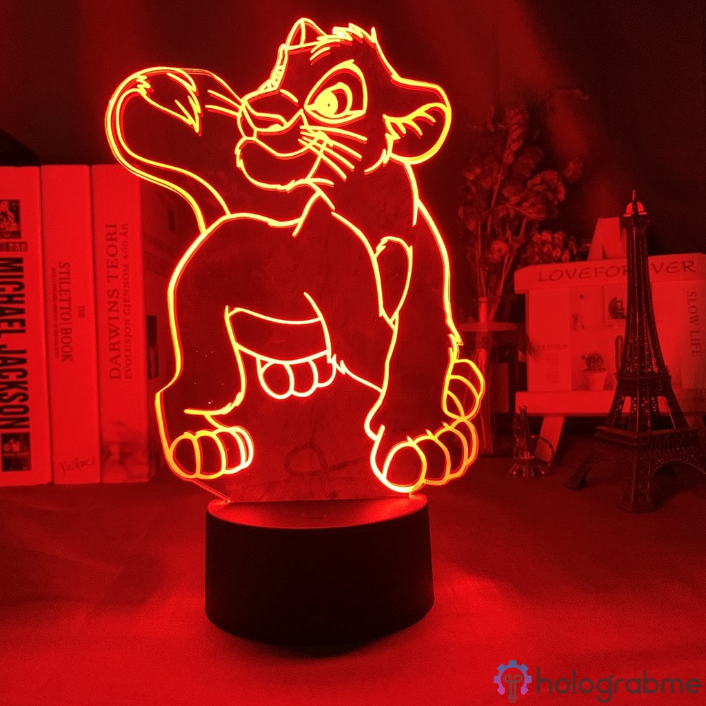 Lampe Simba Petit - Roi Lion | Holograbme