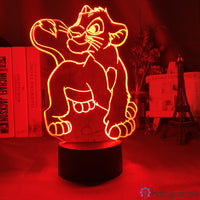 Lampe Roi Lion Simba Petit