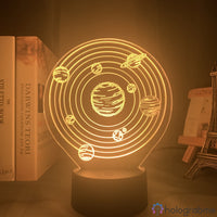 Lampe Espace Système Solaire