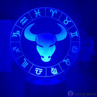 Lampe Signe Astrologique Taureau