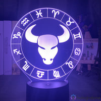 Lampe Signe Astrologique Taureau
