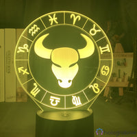 Lampe Signe Astrologique Taureau