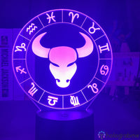 Lampe Signe Astrologique Taureau
