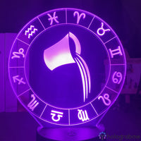 Lampe Signe Astrologique Verseau