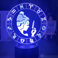 Lampe Signe Astrologique Vierge