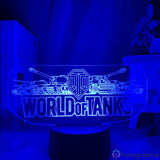 Lampe Jeu Vidéo World of Tanks Logo