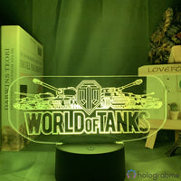 Lampe Jeu Vidéo World of Tanks Logo