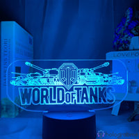 Lampe Jeu Vidéo World of Tanks Logo