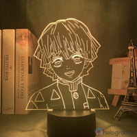 Lampe Demon Slayer Zenitsu Face