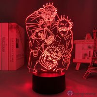 Lampe Jujutsu Kaisen Gojo et ses amis