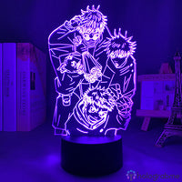 Lampe Jujutsu Kaisen Gojo et ses amis