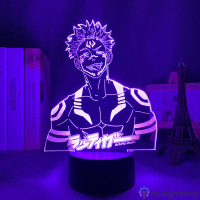 Lampe Jujutsu Kaisen Tatouages de Sukuna